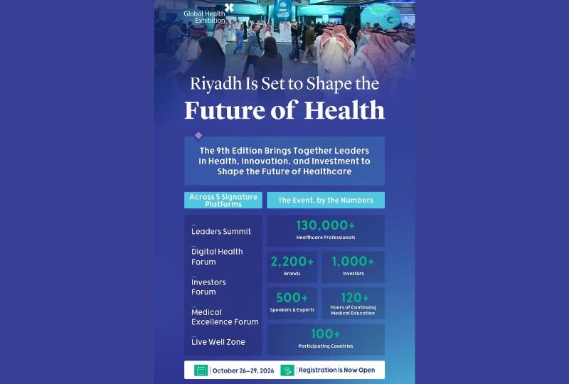 Health: Riyadh to host ninth Global Health Exhibition in October